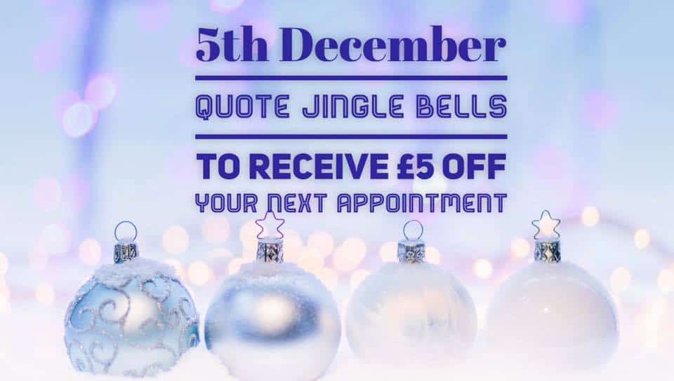 Jingle bells, Jingles bells, Jingle all the way to £5 off